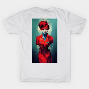 Future Human - 115 - Stewardess T-Shirt